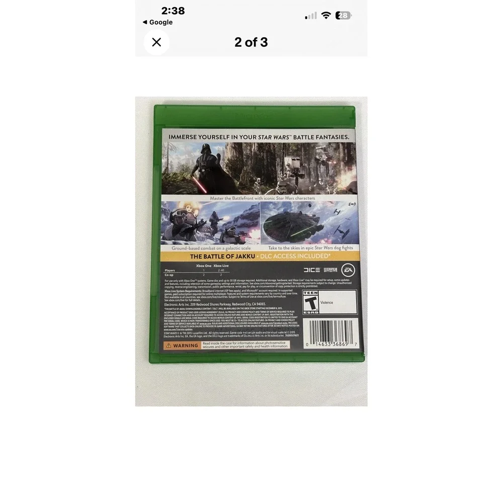 Xbox star wars